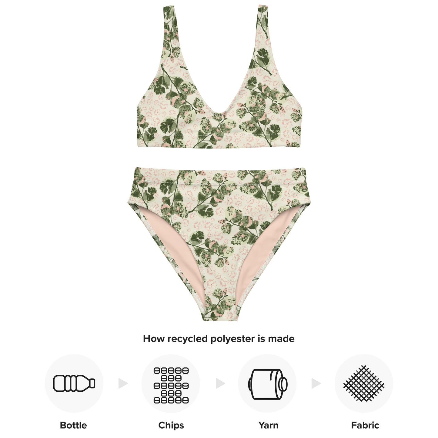 Blush and Freckle Recycled high-waisted bikini