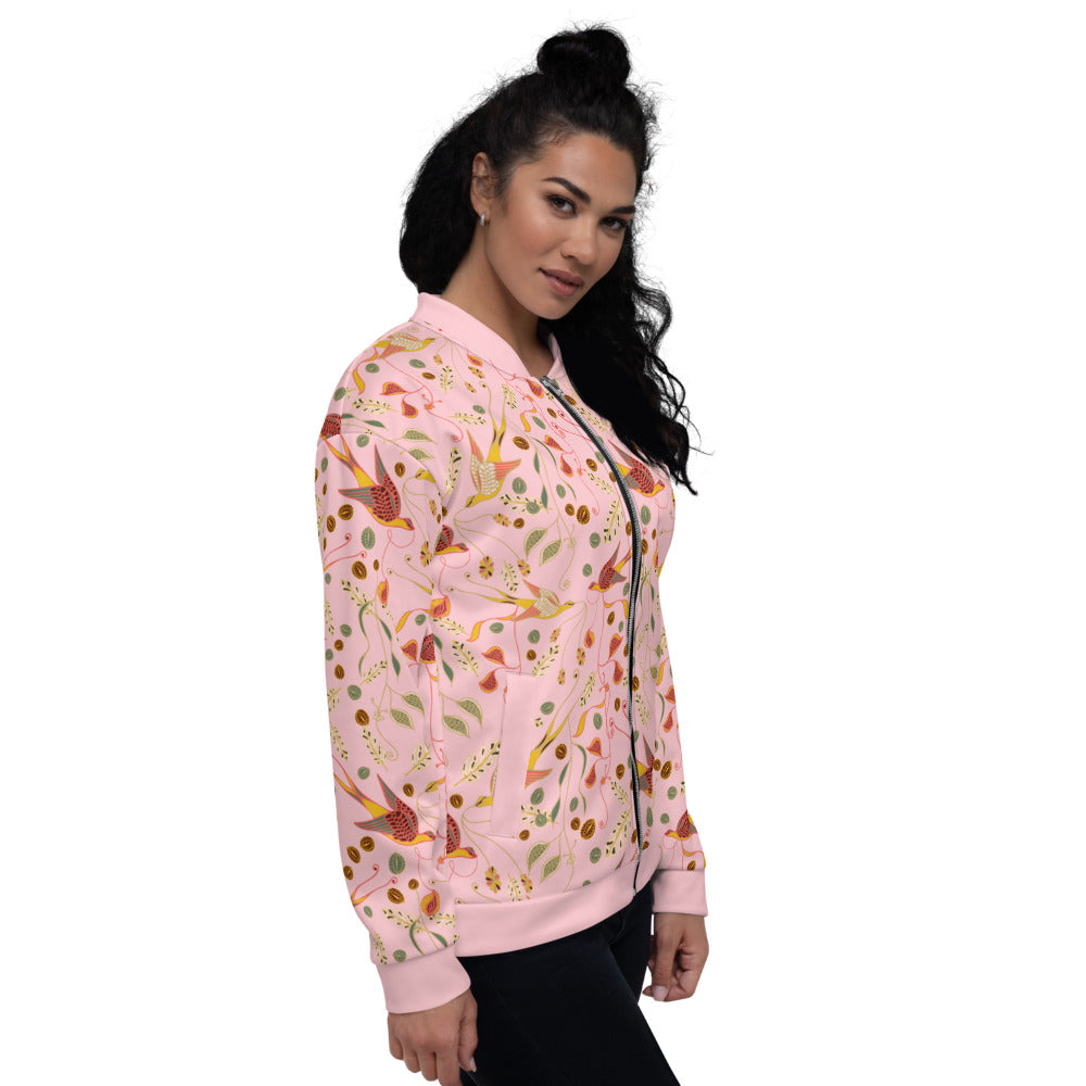 Love Birds Unisex Bomber Jacket-Geckojoy