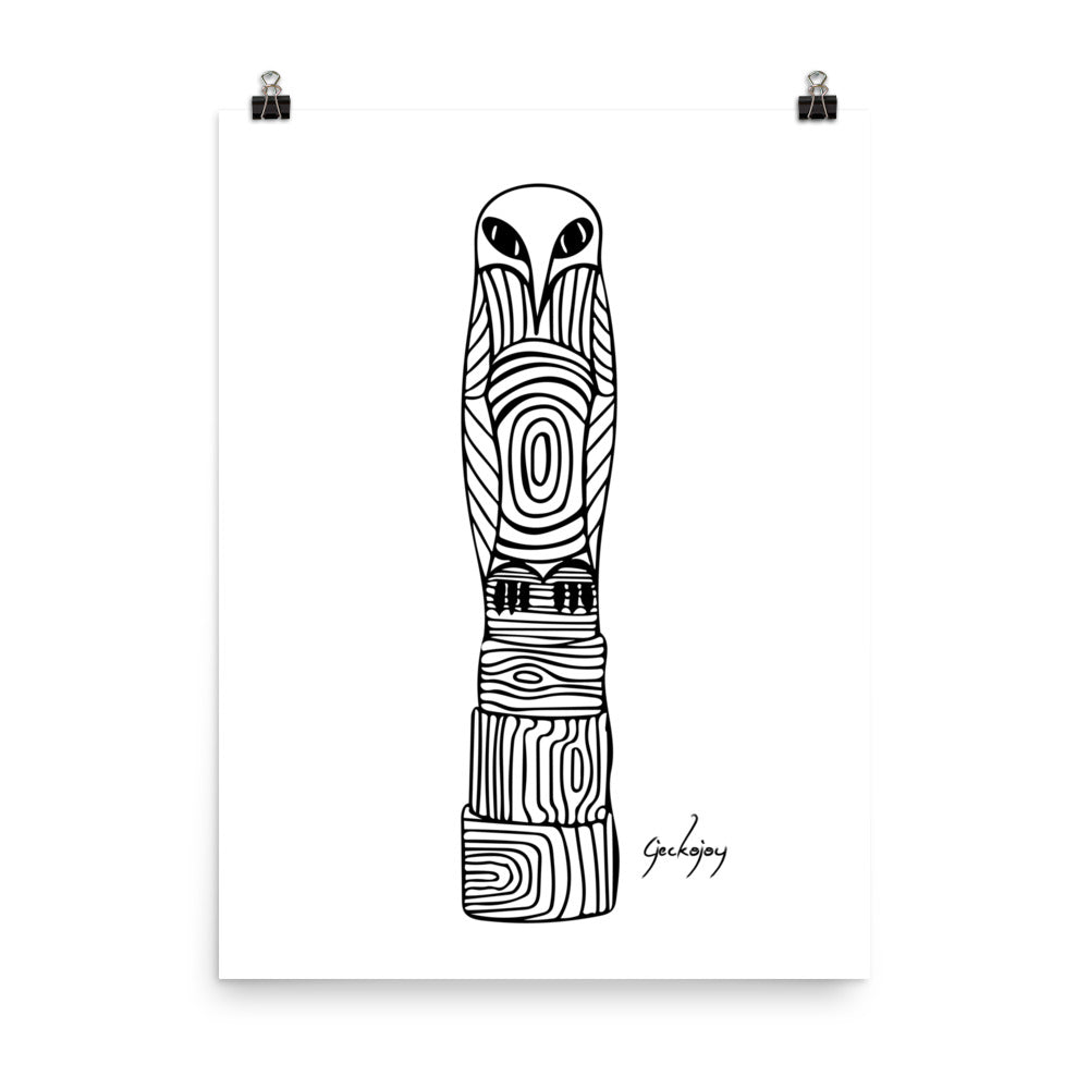 Eagle Totem Print-Geckojoy