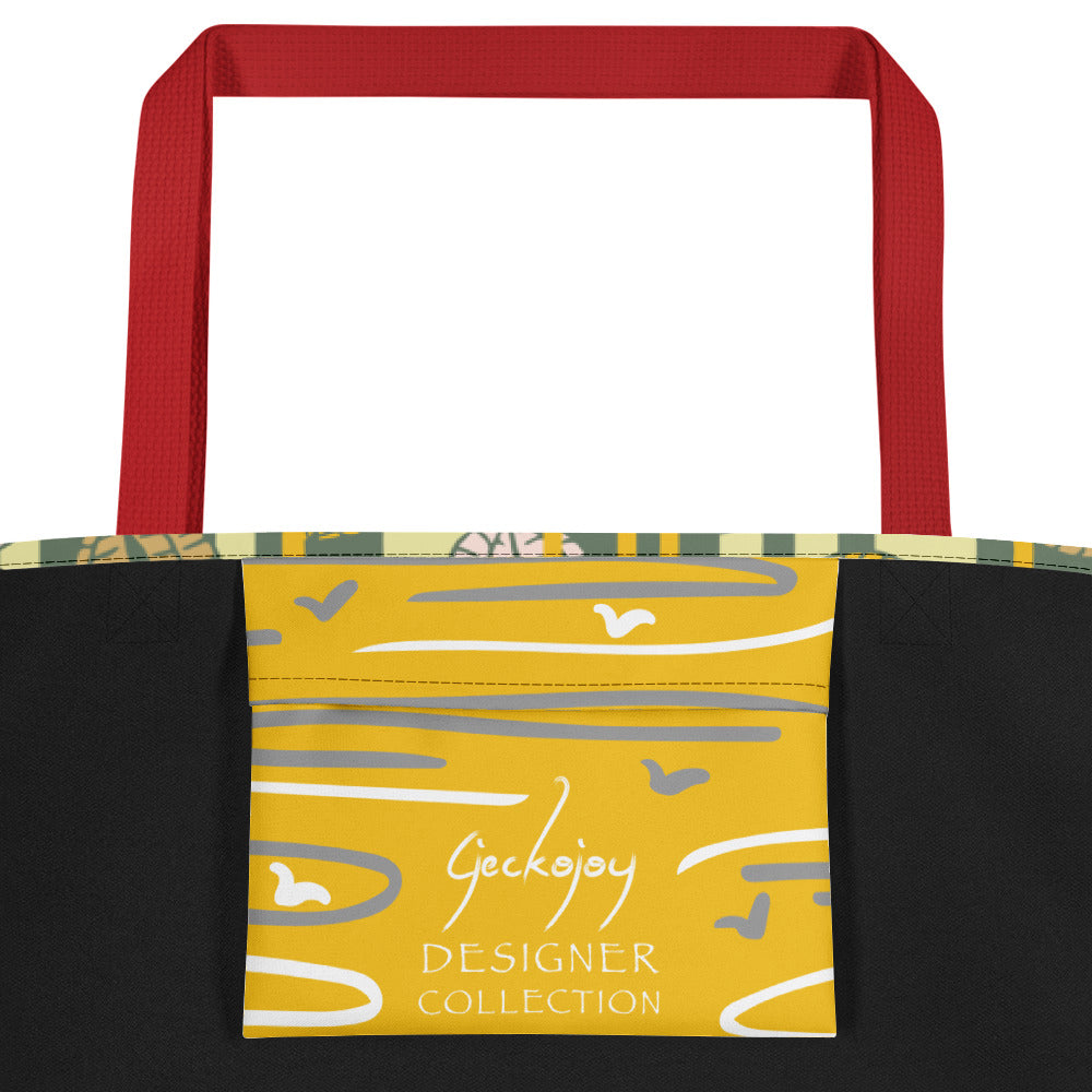 Beaded Trees Beach Bag-Geckojoy