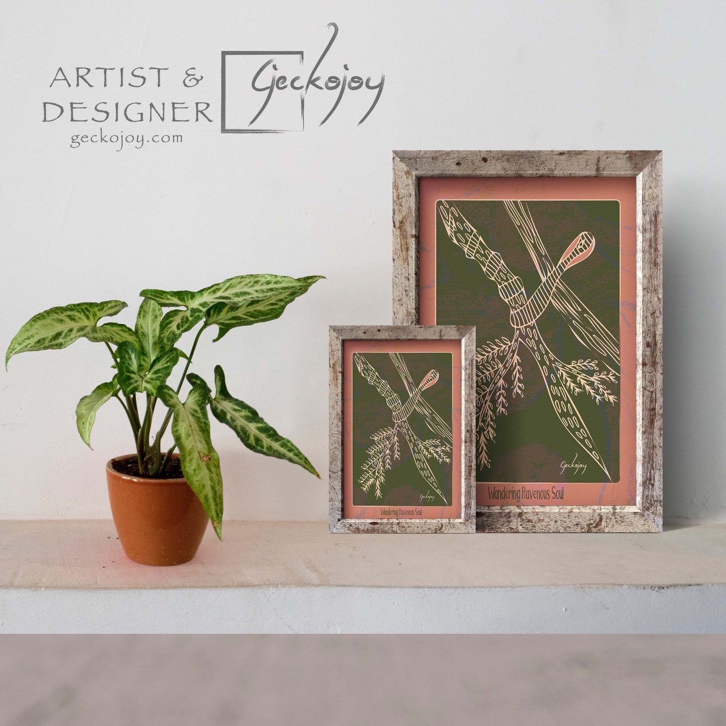 Wandering Ravenous Soul Framed Print