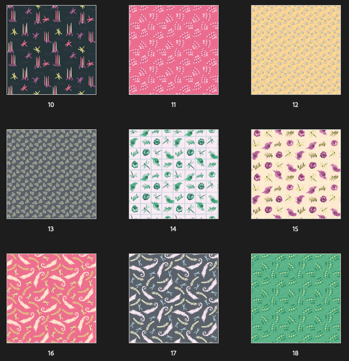 Forest Vines Digital Printable Papers Pack