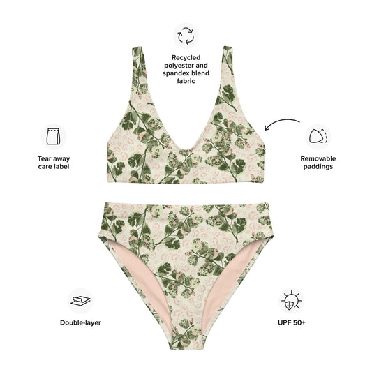 Blush and Freckle Recycled high-waisted bikini