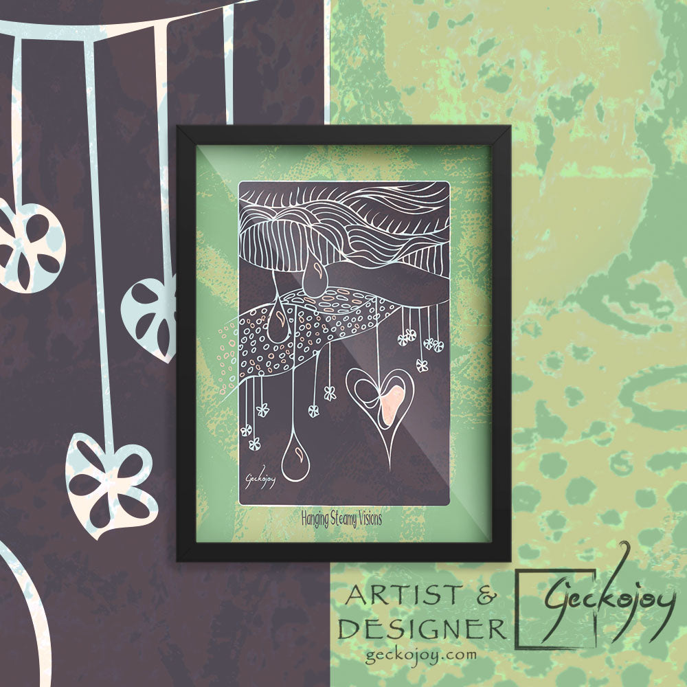 Hanging Steamy Visions-Geckojoy