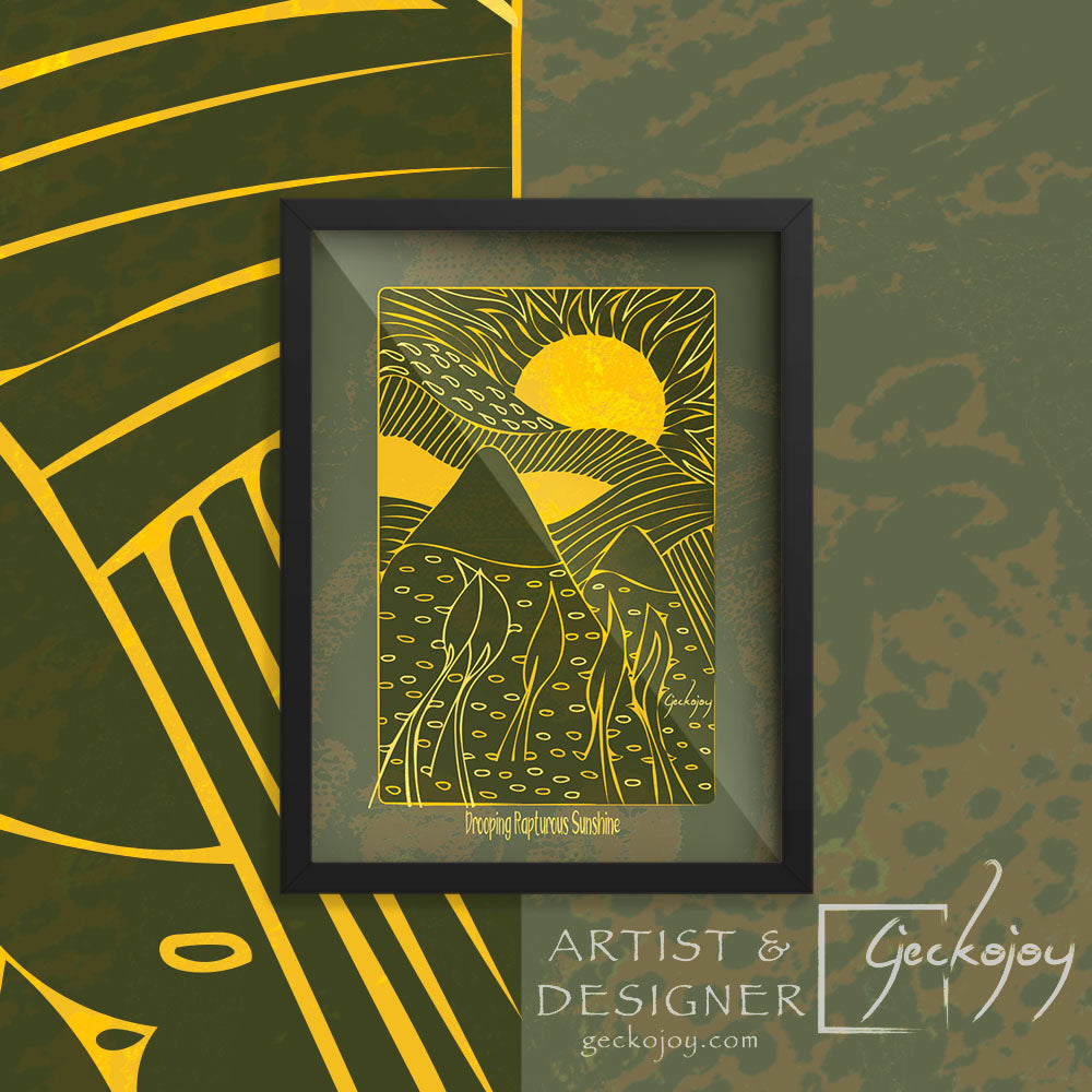 Drooping Rapturous Sunshine Detail