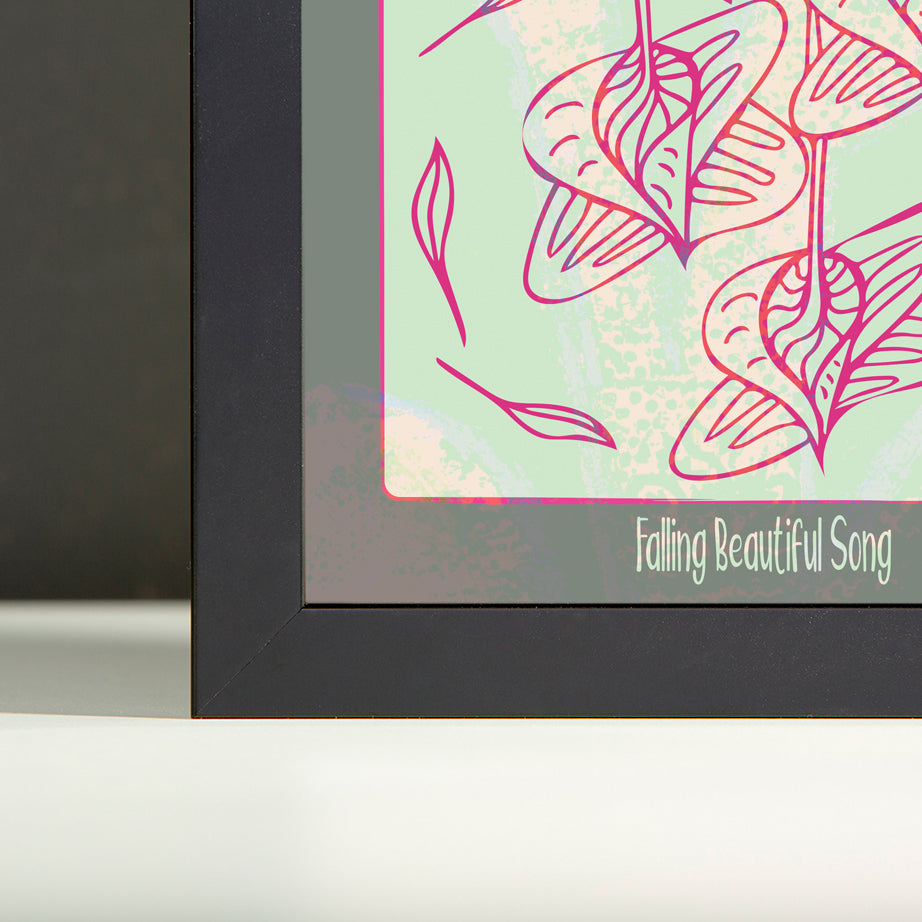 Falling Beautiful Song Frame