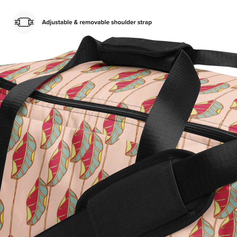 Leaf Line Duffle Bag-Geckojoy