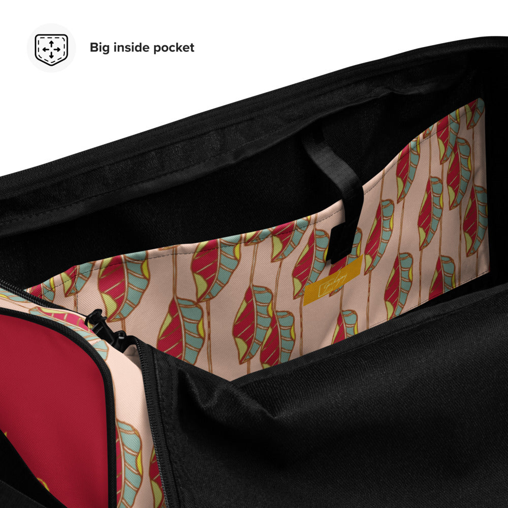 Leaf Line Duffle Bag-Geckojoy