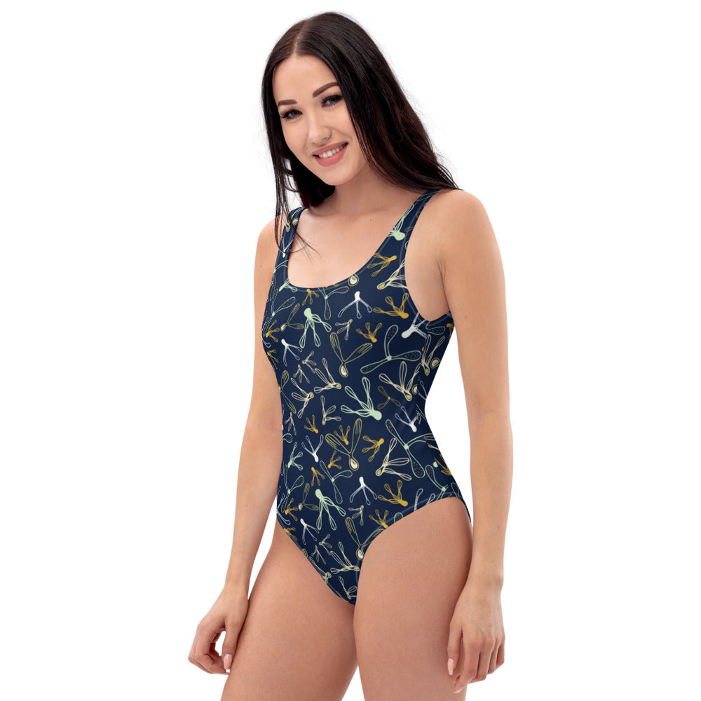 Spiralling Seeds Swimsuit-Geckojoy