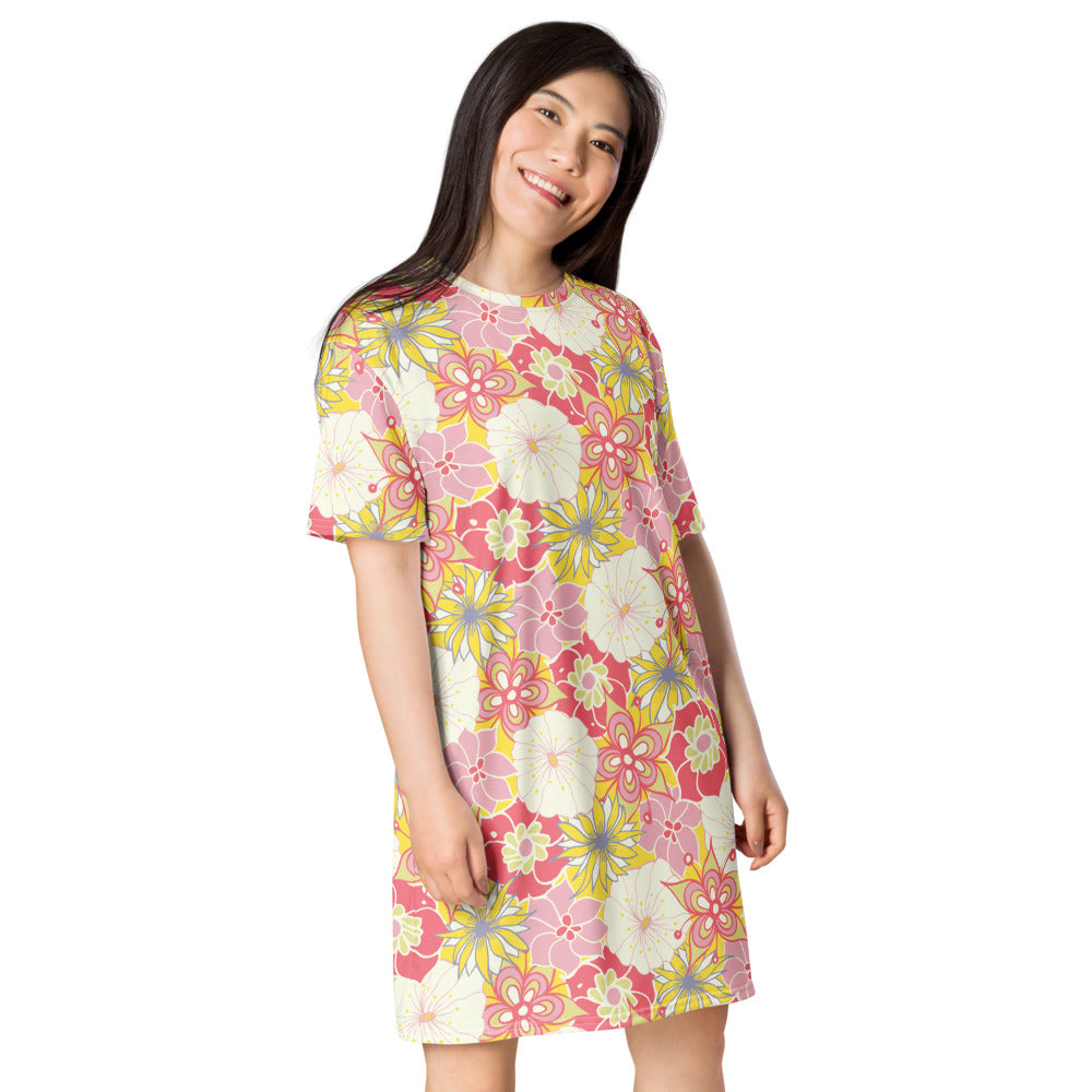T-shirt dress-Geckojoy