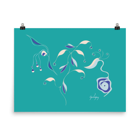 Sea Catchers Unframed Print-Geckojoy