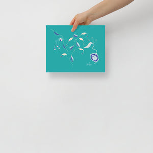 Sea Catchers Unframed Print-Geckojoy