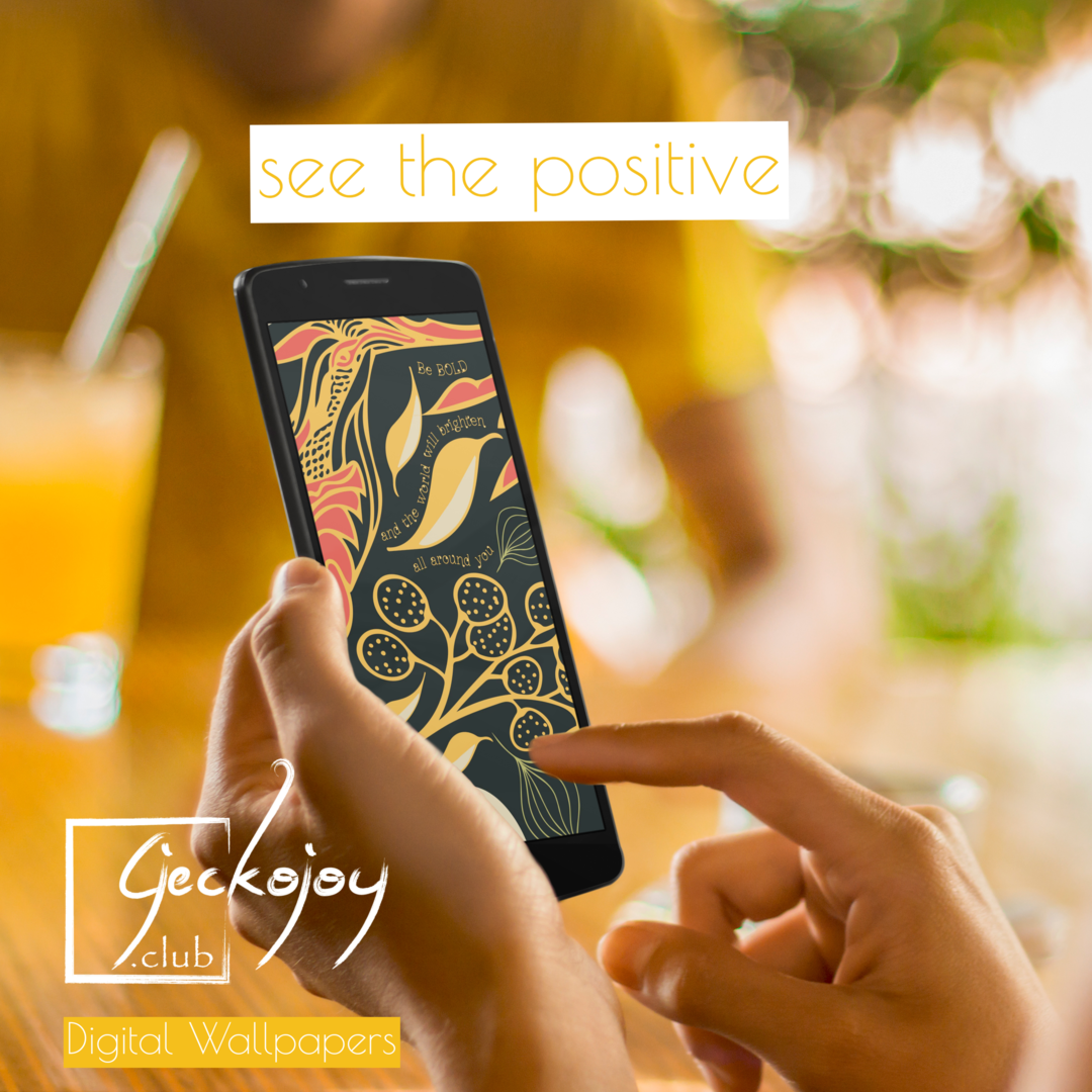 Geckojoy Club Digital Wallpaper-Bold