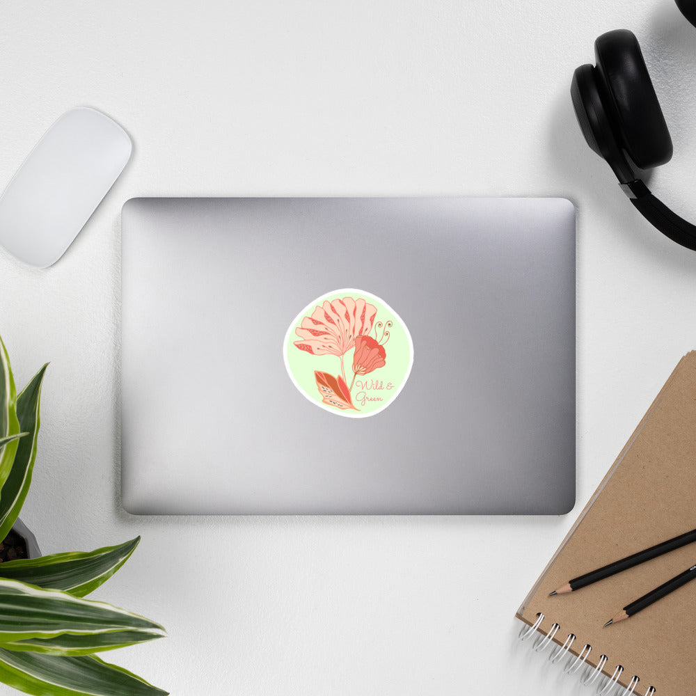 Wild and Green Bubble-free stickers-Geckojoy