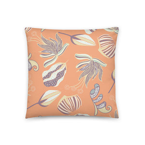 Floating on a Calm Lagoon Indoor Pillow-Geckojoy