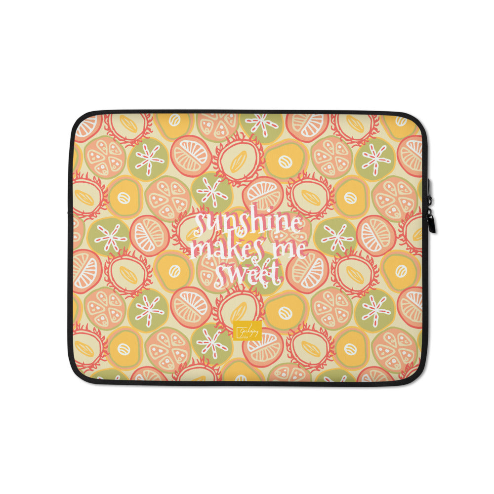 Sun-kissed Fruit Laptop Sleeve-Geckojoy