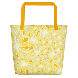 Crazy Daisy Beach Bag-Geckojoy