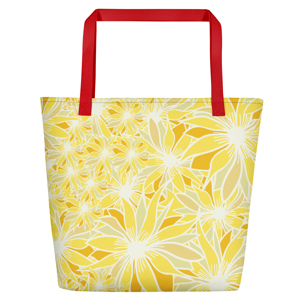 Crazy Daisy Beach Bag-Geckojoy
