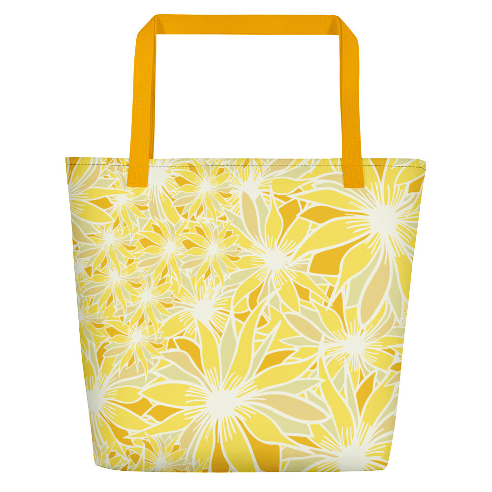 Crazy Daisy Beach Bag-Geckojoy