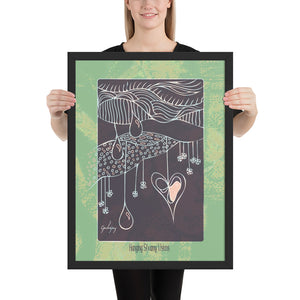 Hanging Steamy Visions Framed Print-Geckojoy