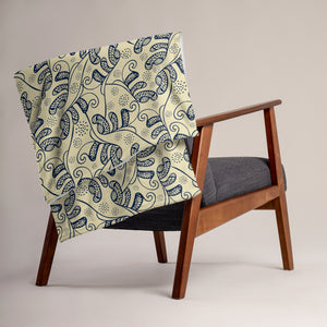 Sketches in the Sand Throw Blanket-Geckojoy