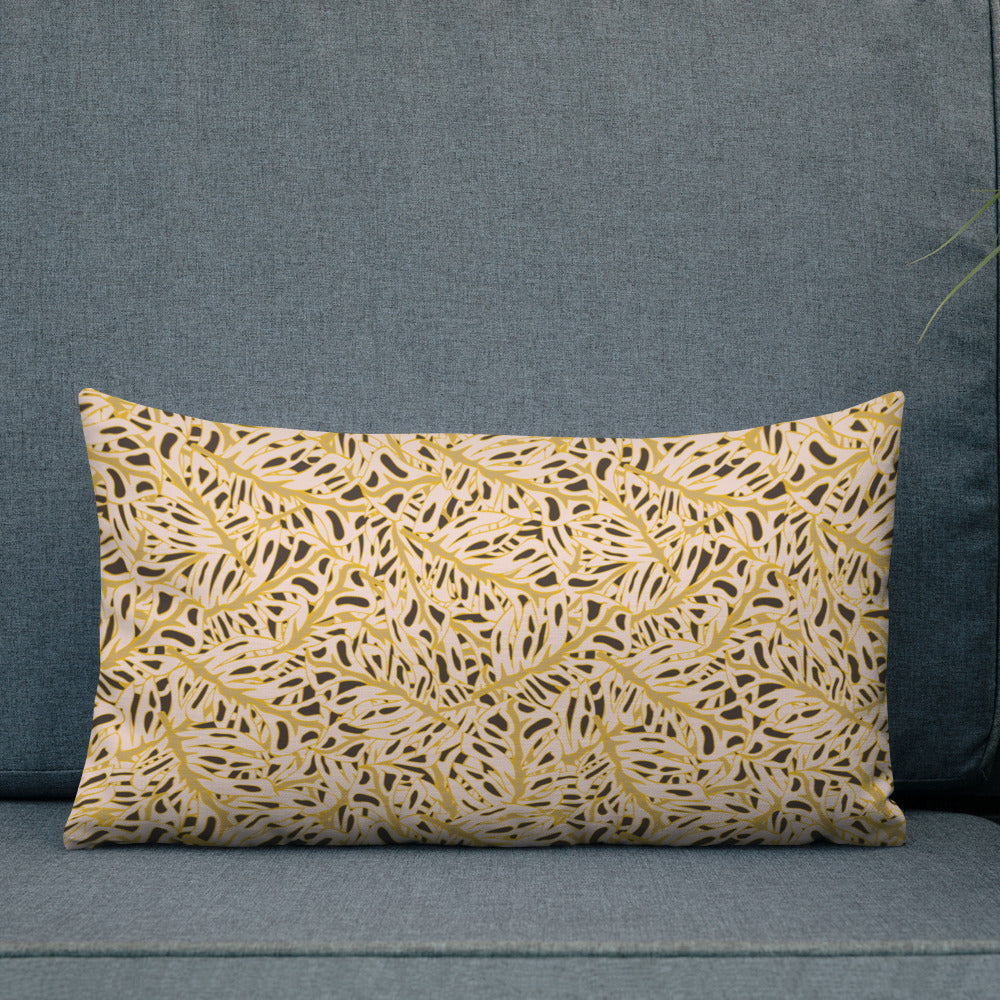 Love Birds Dark Outdoor Pillow-Geckojoy