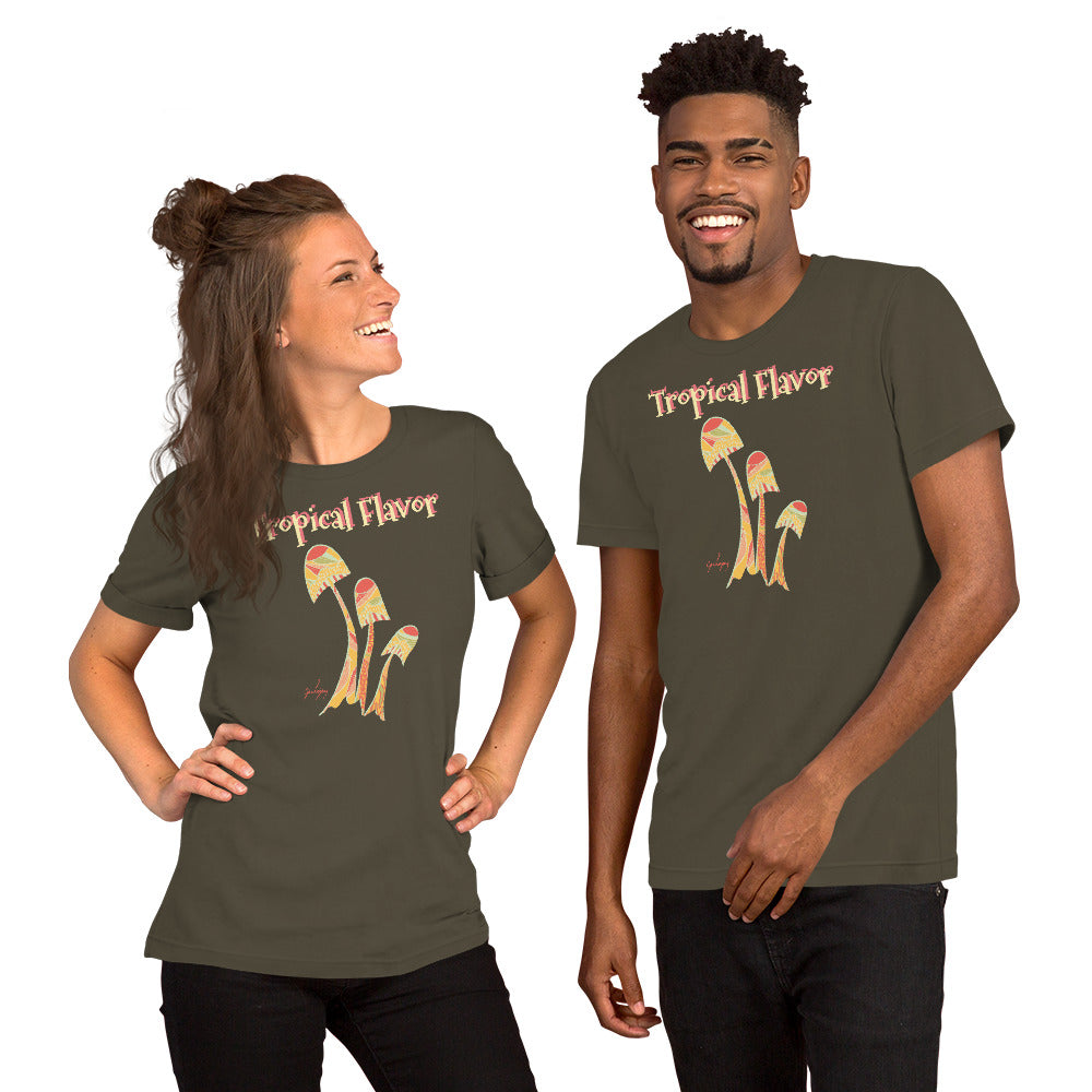 Tropical Flavor Unisex Dark Tees-Geckojoy
