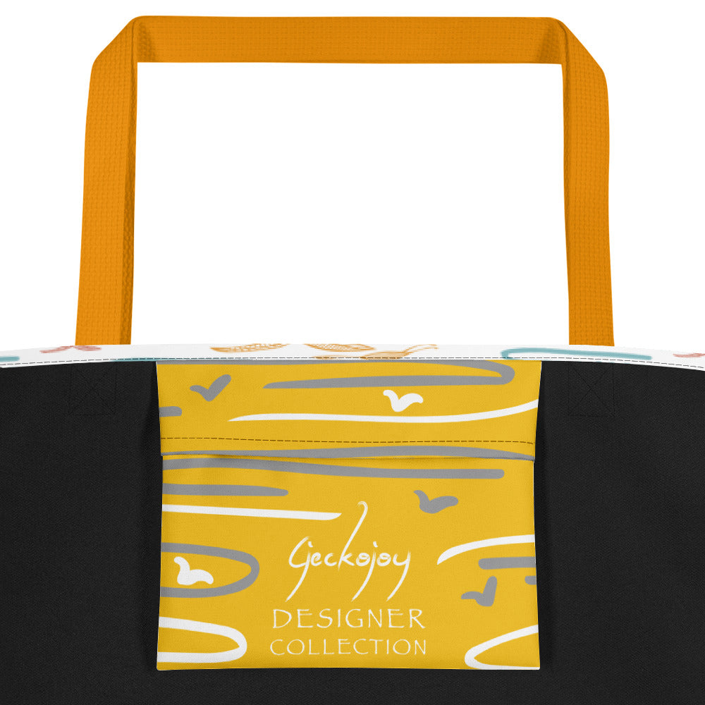 Gliding Through Blue Skies Beach Bag - Limited Edition-Geckojoy