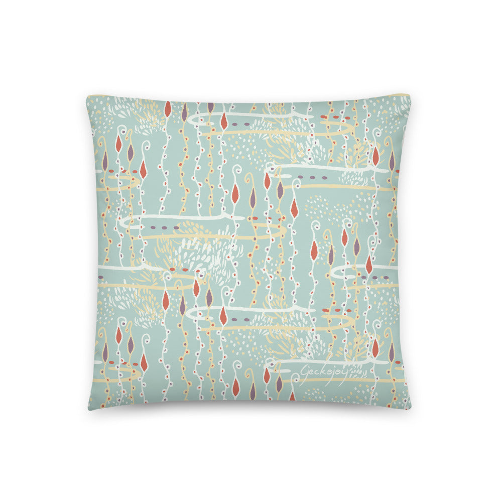 Diving for Pearls Indoor Pillow-Geckojoy