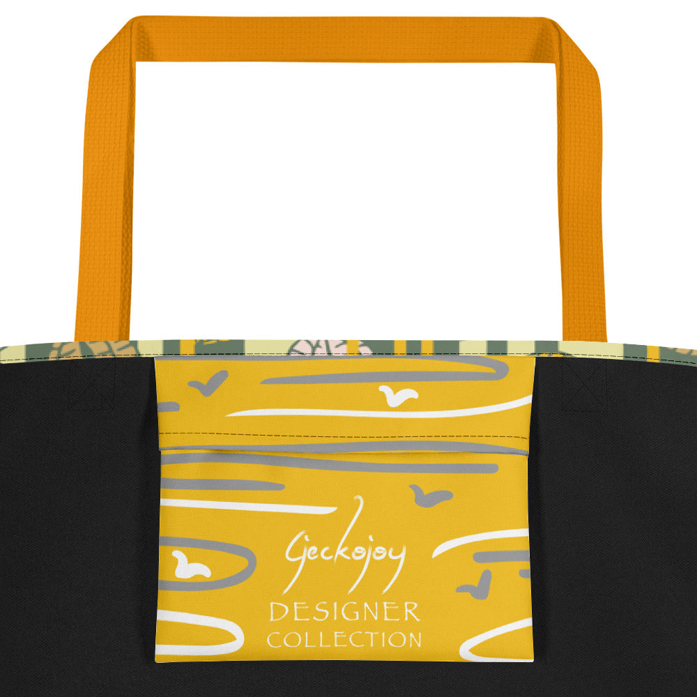 Beaded Trees Beach Bag-Geckojoy