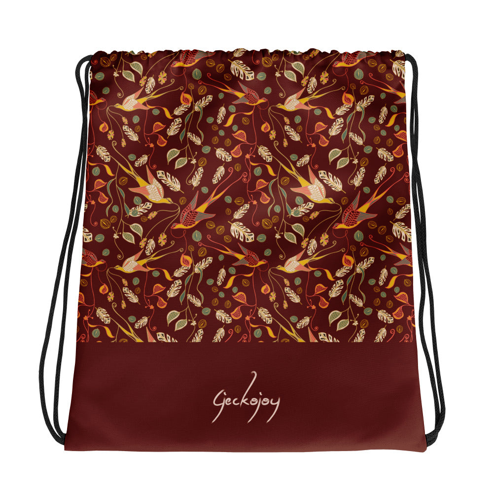 Love Birds Drawstring Bag-Geckojoy