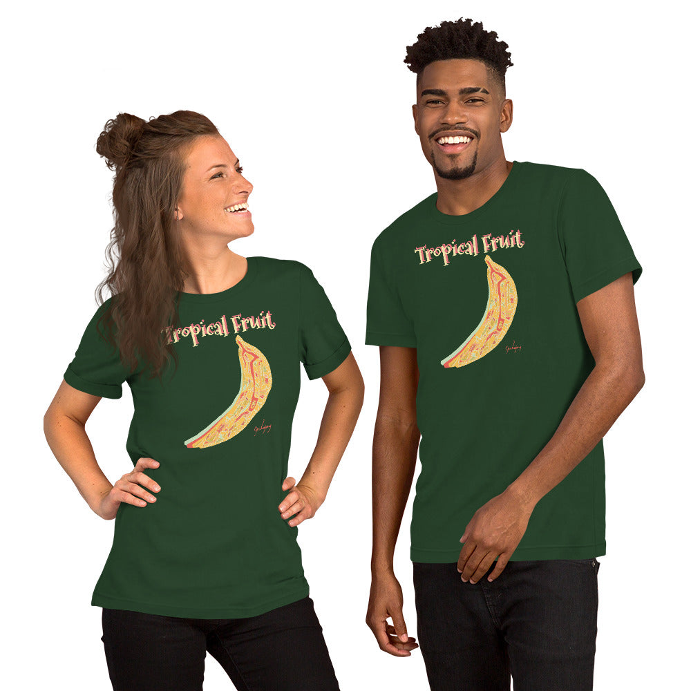 Tropical Fruit Unisex Dark Tees-Geckojoy