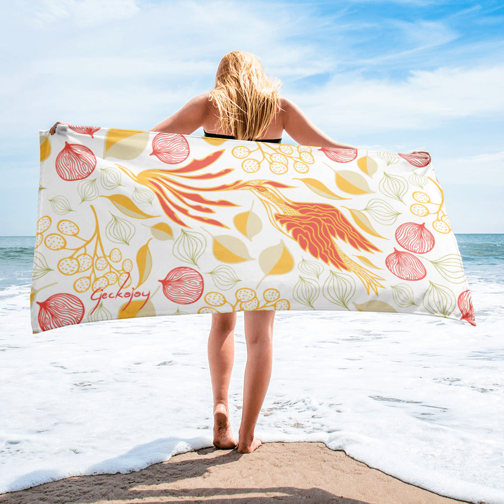 Rare Bird Beach Towel-Geckojoy