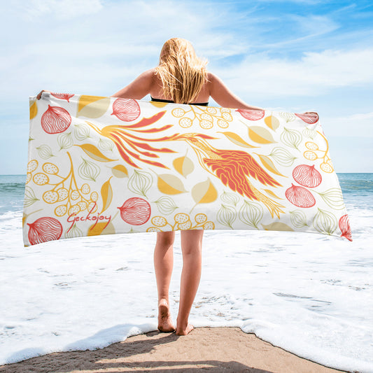 Rare Bird Beach Towel-Geckojoy