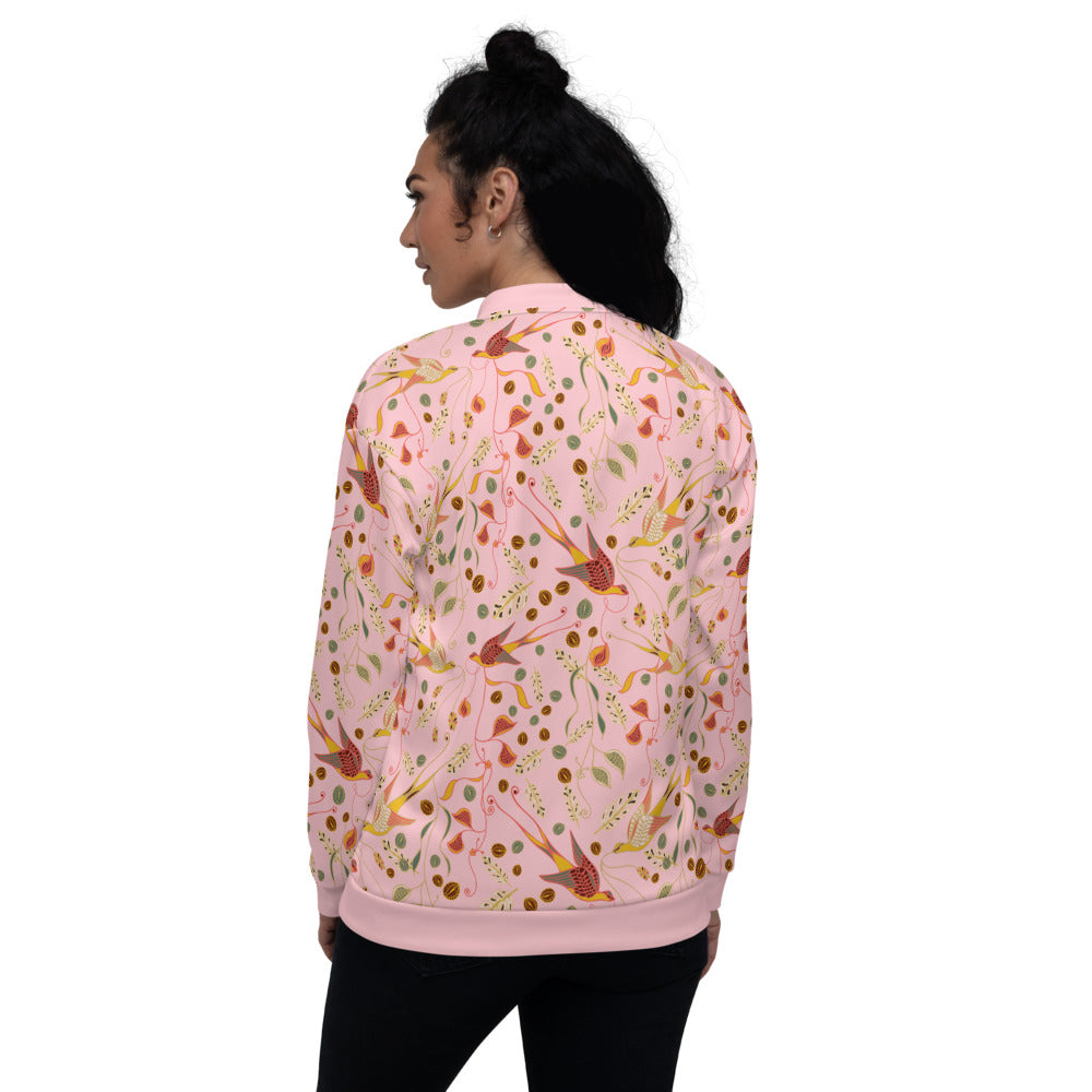 Love Birds Unisex Bomber Jacket-Geckojoy