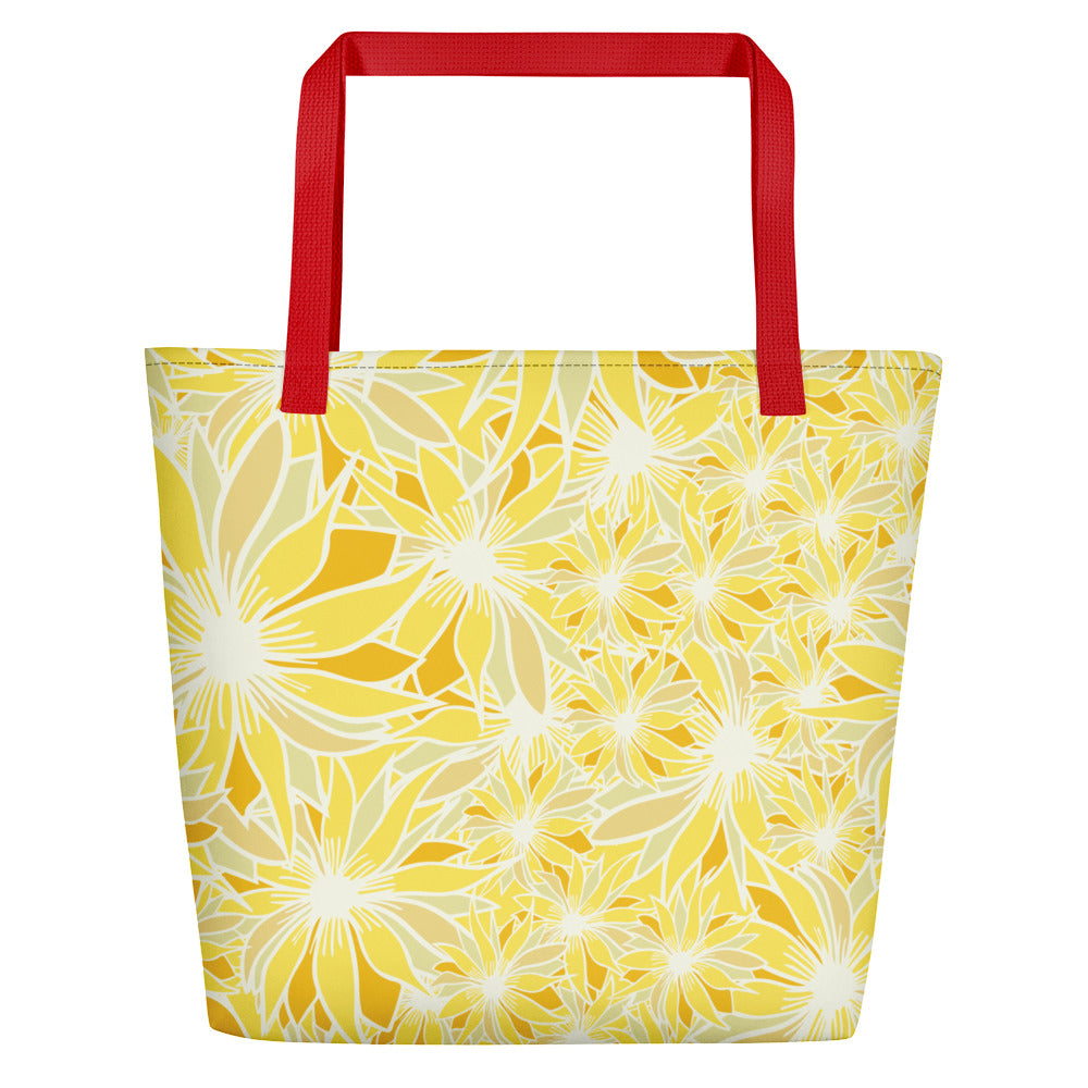 Crazy Daisy Beach Bag-Geckojoy