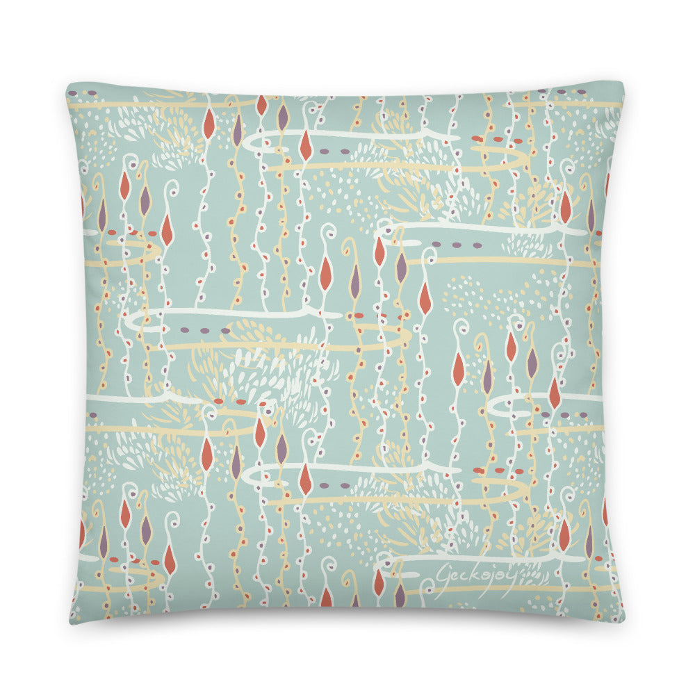 Diving for Pearls Indoor Pillow-Geckojoy