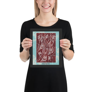 Reaching Strange Visions Framed Print-Geckojoy