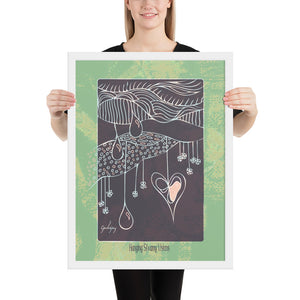 Hanging Steamy Visions Framed Print-Geckojoy
