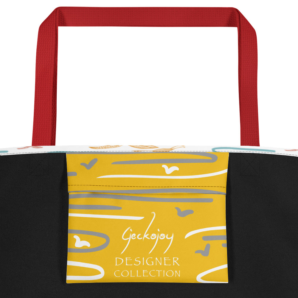 Gliding Through Blue Skies Beach Bag - Limited Edition-Geckojoy