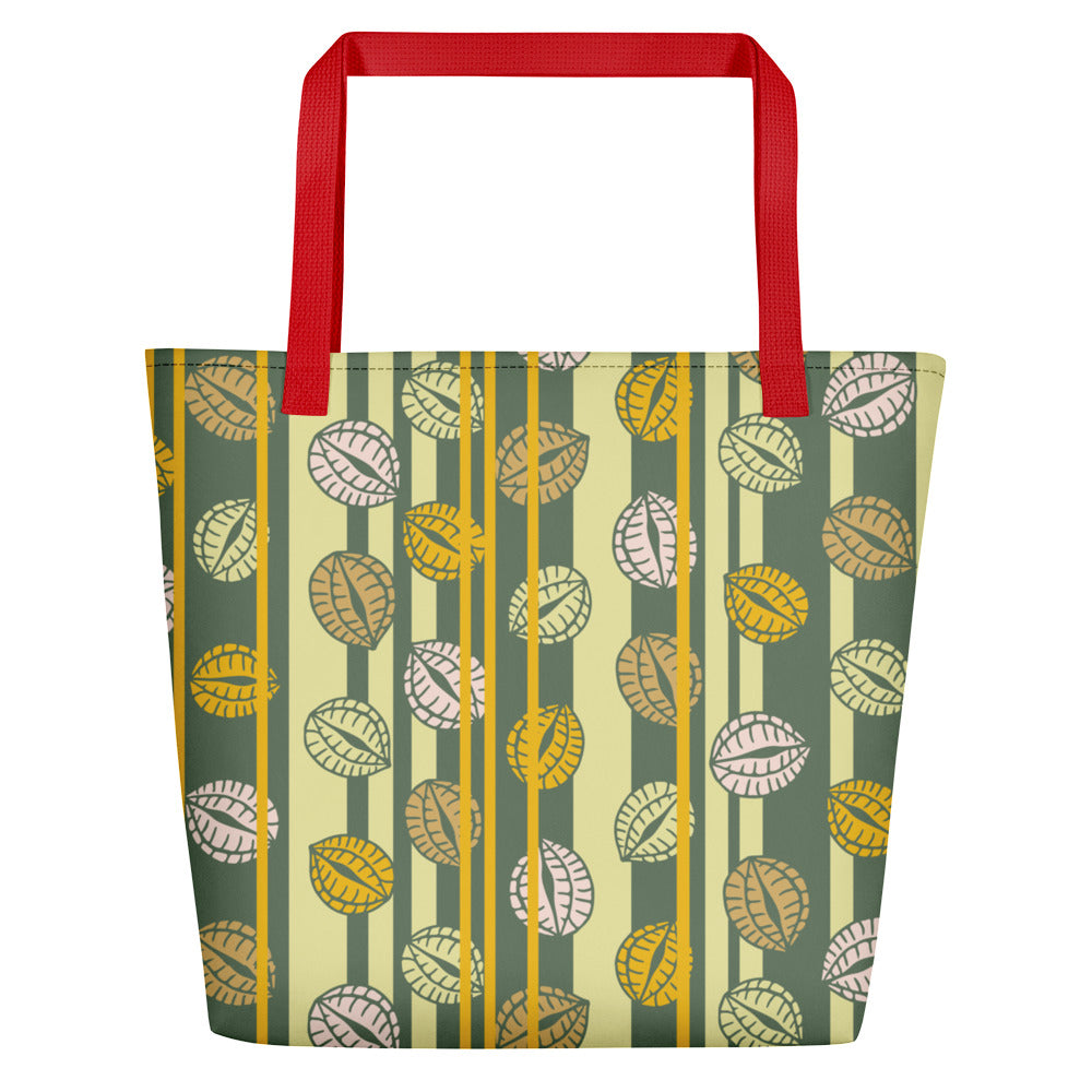 Beaded Trees Beach Bag-Geckojoy