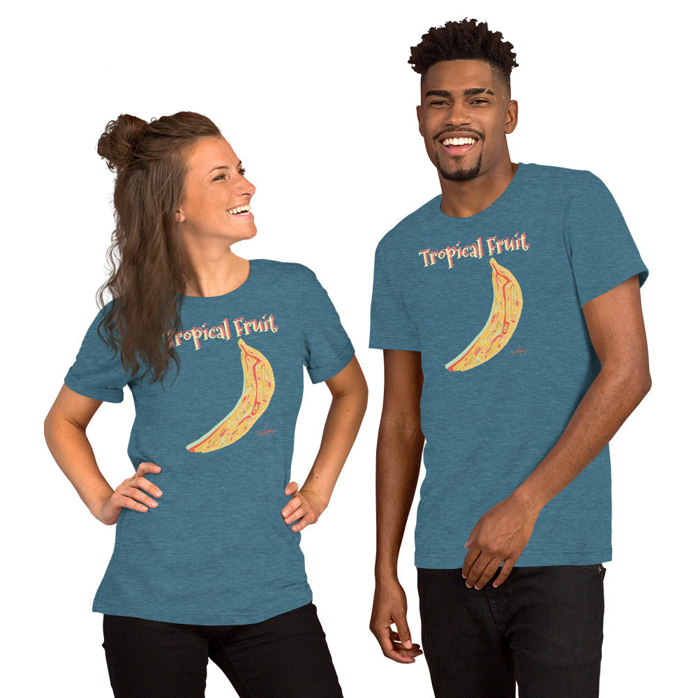 Tropical Fruit Unisex Dark Tees-Geckojoy