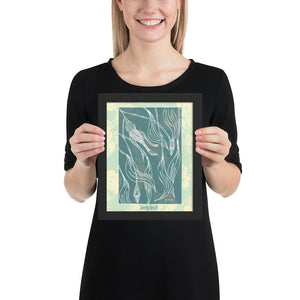 Tapering Alien Life Framed Print-Geckojoy