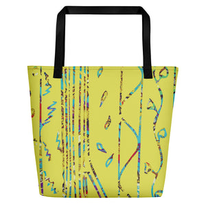 Painted Beach Bag-Geckojoy