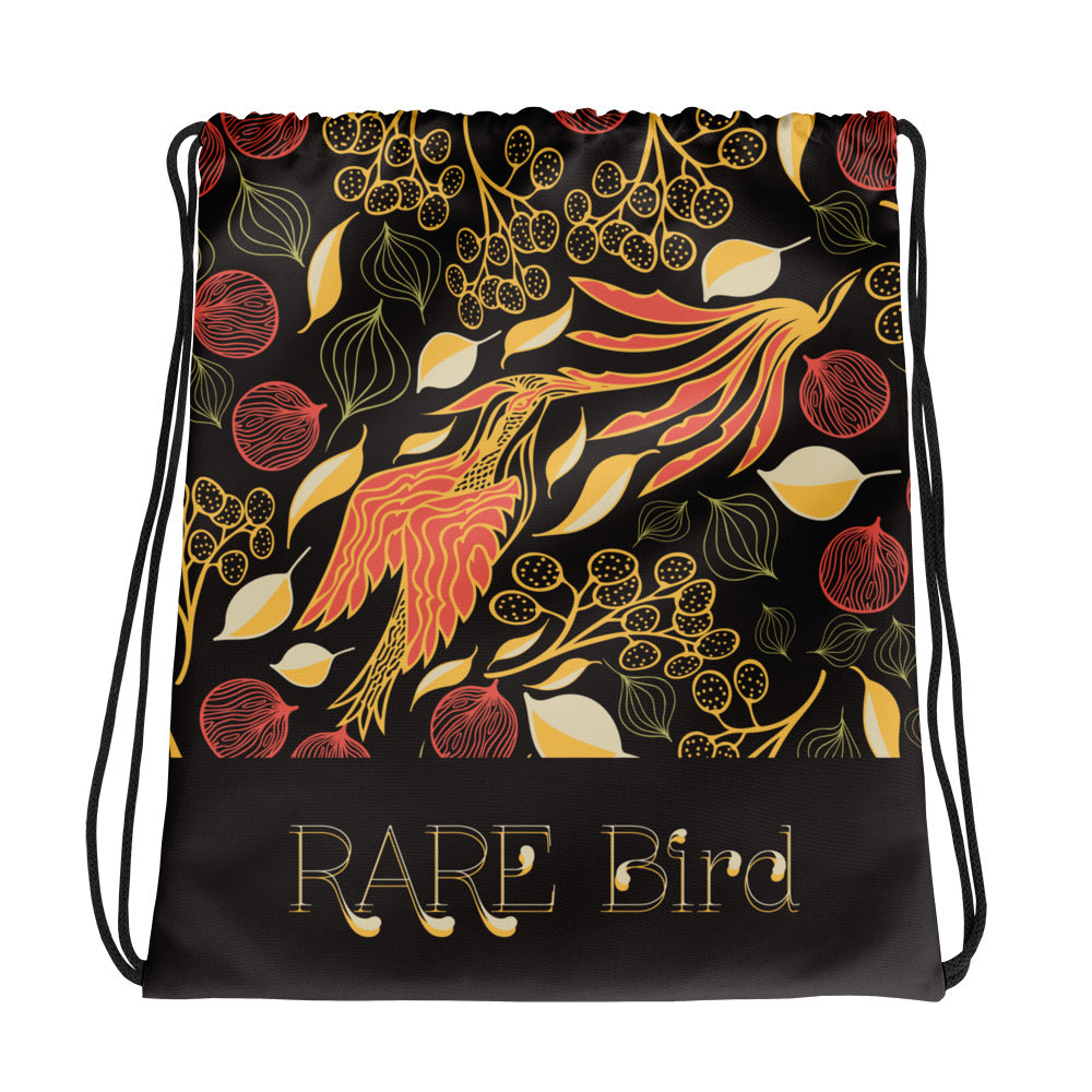 Rare Bird Drawstring Bag-Geckojoy