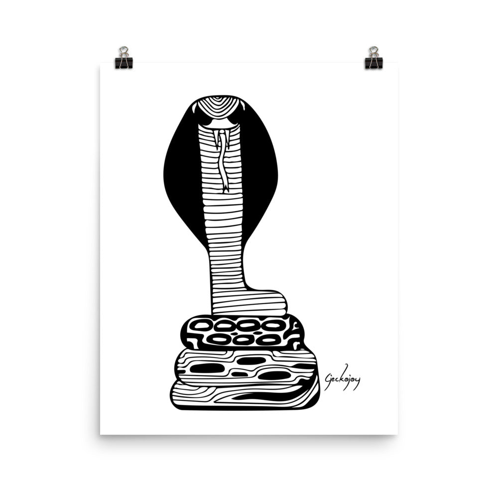 Cobra Totem Print-Geckojoy