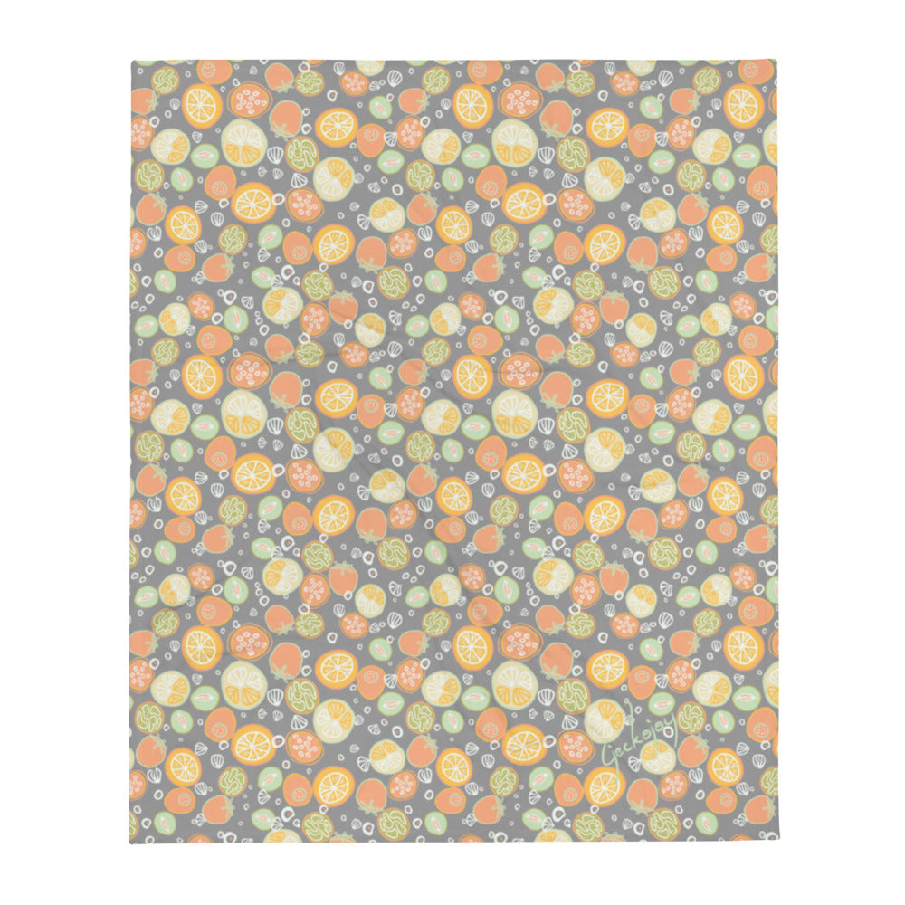 Fruit Punch Throw Blanket-Geckojoy