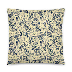 Sketches in the Sand Indoor Pillow-Geckojoy
