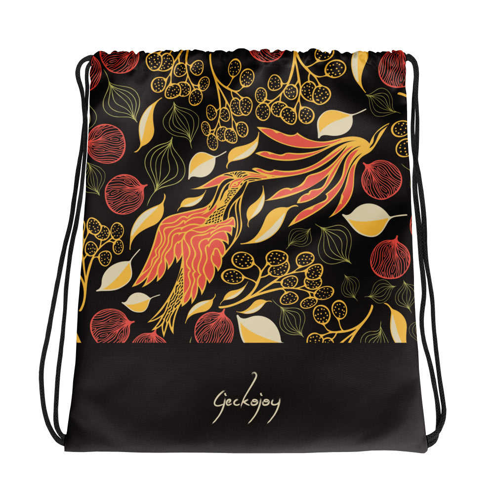Rare Bird Drawstring Bag-Geckojoy
