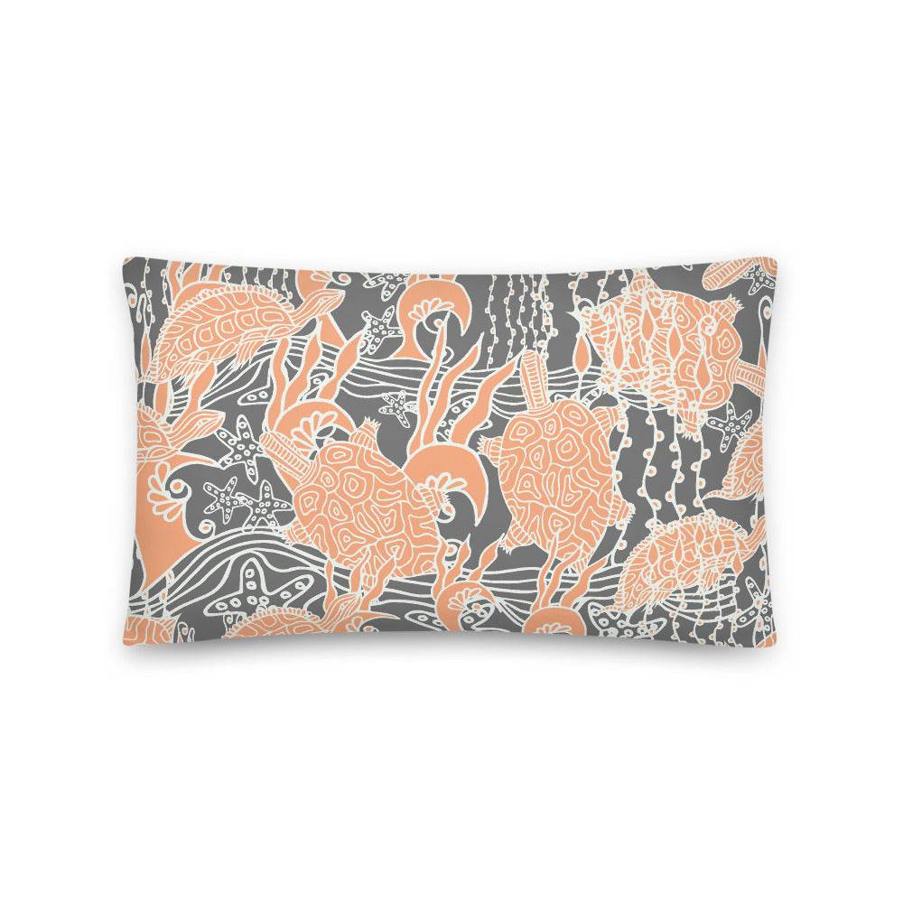 Sea Turtles Indoor Pillow-Geckojoy